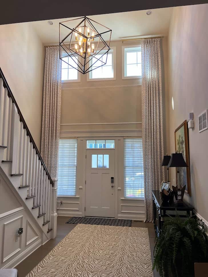 tall foyer window